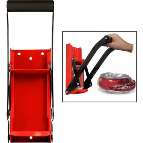 1pcs Heavy Duty Red Can Crusher Bottle Opener Soda Beer Bottle Smasher Eco-friendly