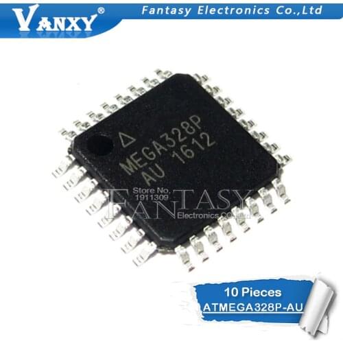 10PCS ATMEGA328P-AU QFP ATMEGA328-AU TQFP ATMEGA328P MEGA328-AU SMD new and original IC