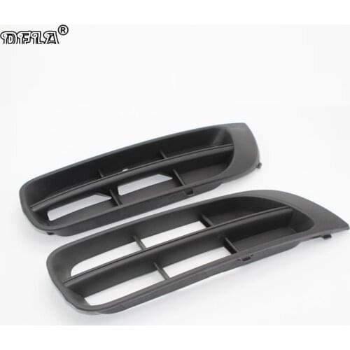 2pcs For Skoda Roomster 2006 2007 2008 2009 2010 2010 Car-Styling Front Bumper Lower Grille Fog Light Fog Lamp Grille Cover