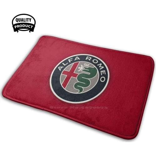 Alfa Romeo Logo Design 3D Household Goods Mat Rug Carpet Cushion Alfa Alfa Romeo Alfa Romeo Alfa Logo Alfa Quadrifoglio Giulia