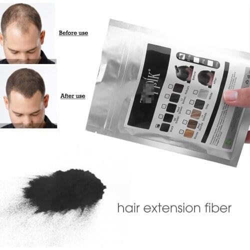 50g Natural Keratin Hair Fibers Extensions Treatment Thin Concealer Powder Hair Building Fiber Refill Hair Anti-Loss Product