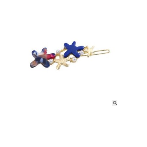 60pcs/lot Acetic Acid Hearts No Flowers Frog Hair Clip Starfish Spring Clip Hairpins Hair Styling Tools Hair Accessories HA1171