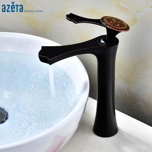 Azeta Black Bath Faucets