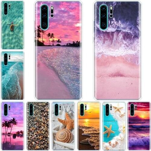 Seashells at sunset on the beach in summer Phone Case For Huawei Honor 20 10 9 9X 8A 8S 8X 7X 7A Lite Pro 10I20I Y5 Y6 Y7 Y8 Y9