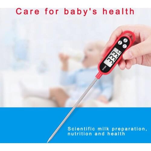 Kitchen Digital BBQ Food Thermometer Meat Cake Candy Fry Grill Dinning Household Cooking Thermometer Gauge Oven Thermometer Tool