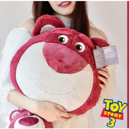 Toystory4 Lotso huggin bear Strawberrybear Plushtoys Pp Cotton Pillow Cushion Girls Doll as Birthday Present for kids gift