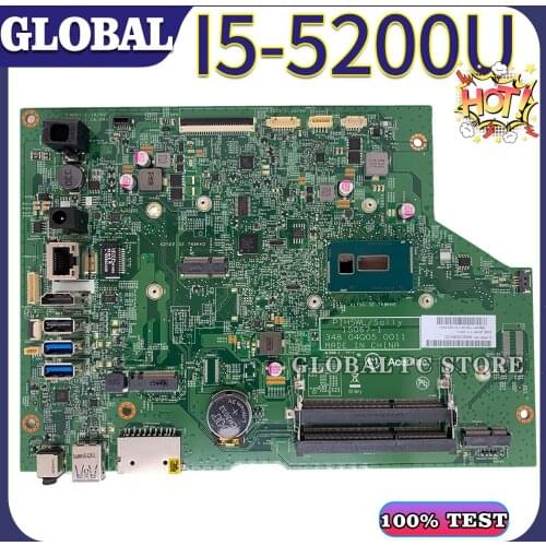 KEFU for ACER laptop motherboard ACER Aspire CA24I-CT CA24I-UR62 CA24V-CT PIHSWL/Sally 15067-1 motherboard mainboard test OK I5
