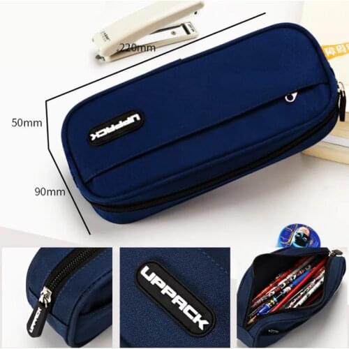 Creative Pencil Case Cute Boys Girls Pencil Cases Storage Pen Bag Large Capacity Stationery Cosmetic Bag School Office Supplies