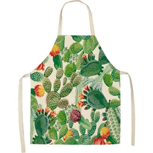 Cactus pattern aprons Kitchen apron kitchen apron women apron for kitchen Women kitchen apron Apron for hairdresser Child apron