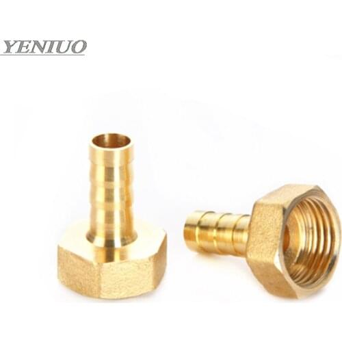 Brass Hose Fitting 4mm-19mm Barb Tail 1/8" 1/4" 1/2" 3/8" BSP Female Thread Copper Connector Joint Coupler Adapter