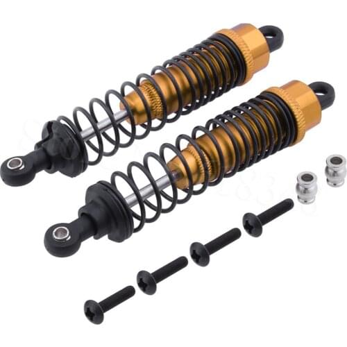 2PCS Oil Filled Aluminum Front Shock Absorber Assembled For RC 1:10 Himoto E10MT E10MTL Bowie Monster Truck Upgrade Parts 33005