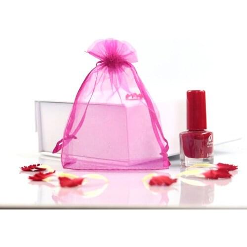 Fashion Blue Organza Bag 9x12cm 100PCS/lot Jewelry Packaging&Display Bracelet Earrings Small Gift Bag Jewellery Pouch