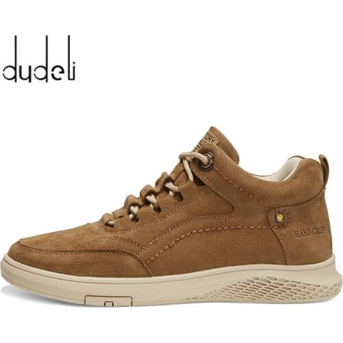 Pig Skin Leather Mens Casual Shoes Slip Resistent Rubber Luxury Man Leisure Leather Shoes For Male Canvas shoes Zapatos Hombre