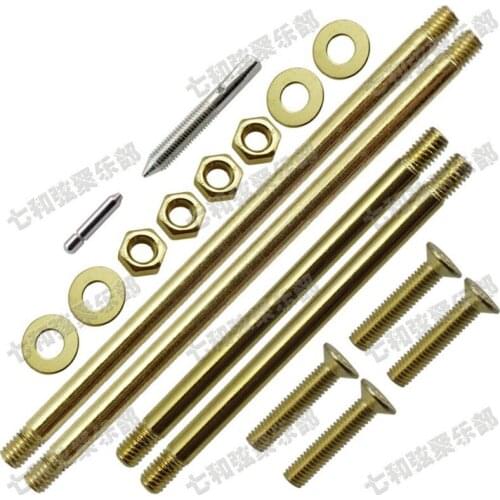 A set gold color Piano soft pedal parts Guitar Accessories Musical instrument accessories