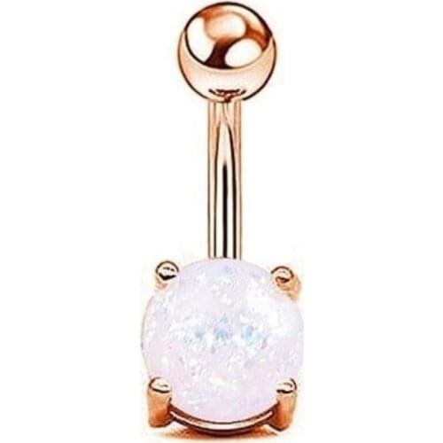 Womens Pink Boutique R1 Stainless Steel Belly Piercing Summer At Sea In the Image of Interest Çekebilen Stylish Design