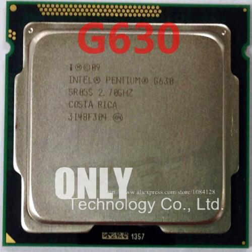 Free shipping INTEL CPU Pentium G630 3M Cache, 2.70 GHz LGA 1155 TDP 65W desktop CPU Free shipping scattered piece processor