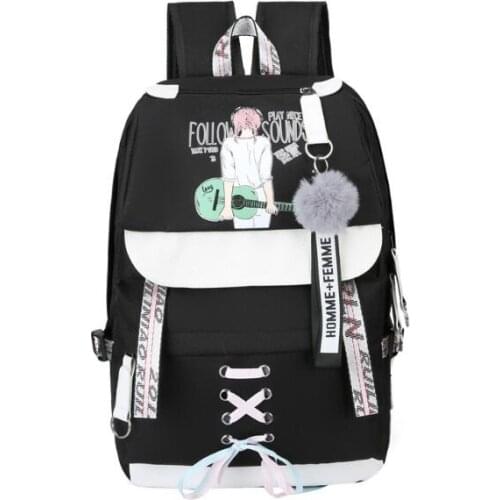 Backpacks for teenage USB charging Mochila Large capacity High School/College students Leisure schoolbag women Travel Rucksacks