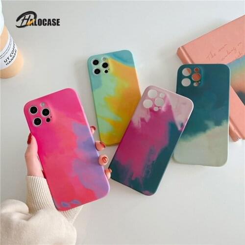 Camera protection art painting silicone case for iphone 12 12Pro Max 11 11Pro XR X XS Max SE2020 7 8 Plus Protective cover