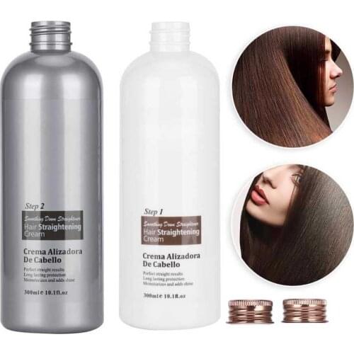 300ml Professional Hair Straightening Cream Moisturizing Nourishing Hair Straighten Cream for Beauty Salon Barber Household