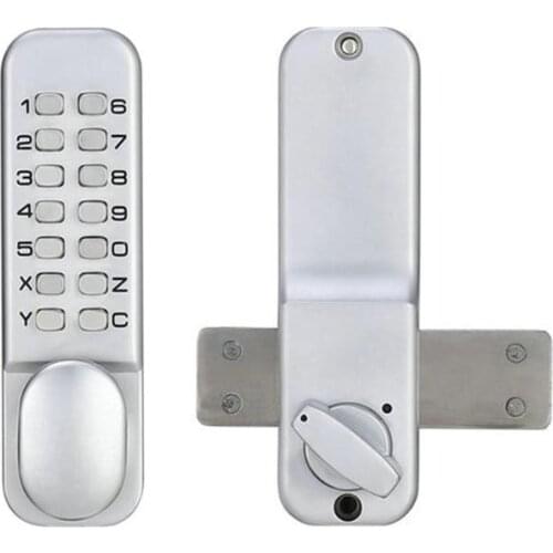 Waterproof Mechanical Digital Door Lock Push Button Keypad Keyless Code Combination Lock Set Intelligent Electronic Lock