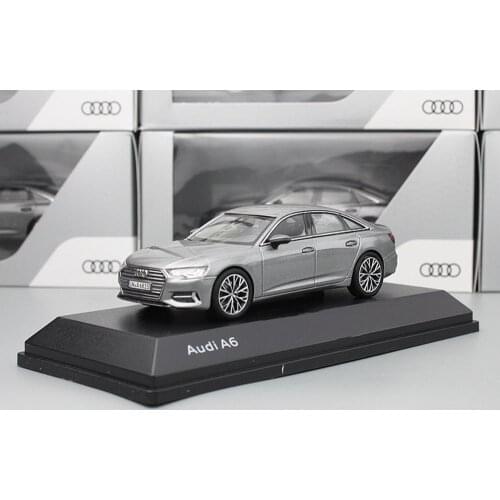 1/43 Scale Audi A6 2018 Gray Diecast Car Model Toy Collection Gift