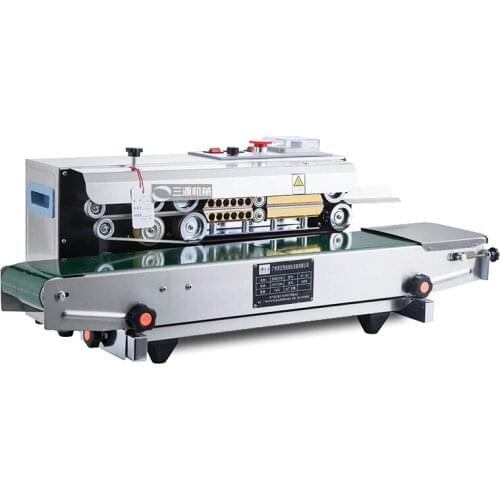 1PC SF-150 Continuous Sealing Machine Plastic film Bag Aluminum Foil PE Bag Automatic Sealing Machine Commercial Sealing Machine