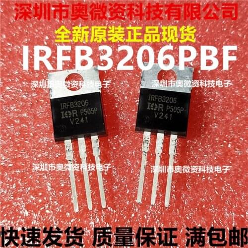 100% Original In Stock New IRFB3206PBF N 60V 210A IRFB3206 TO-220