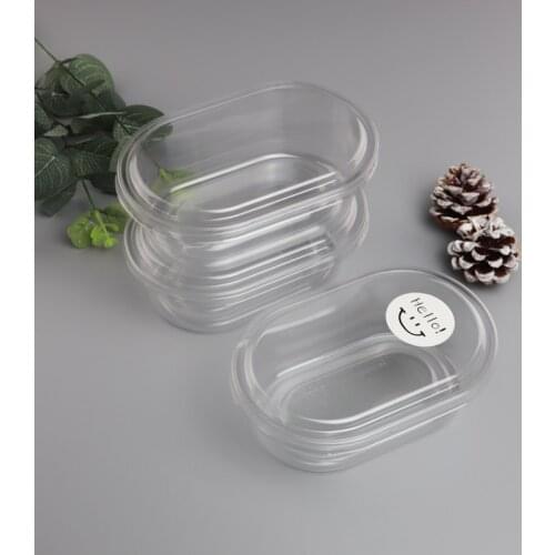 25pcs High qualtiy net red ins wind plastic bowl packaging cake box food clear plastic cup ice cream yogurt dessert cup with lid