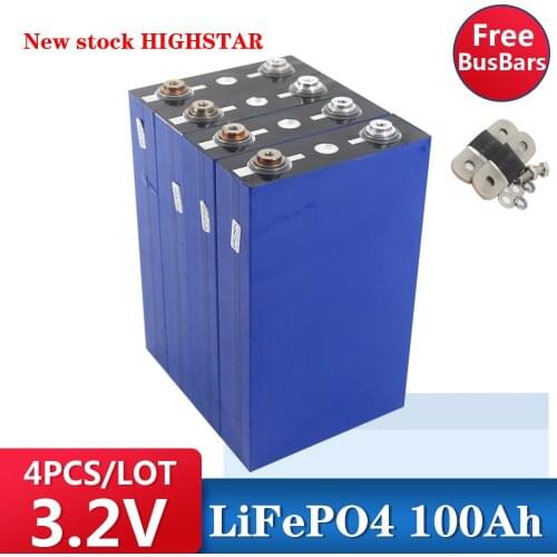 4/8/16/20PCS 3.2V 100AH LIFEPO4 12V FOR ELECTRIC BICYCLE/EV/SOLAR SYSTEM LITHIUM BATTERY 100AH EU US TAX FREE