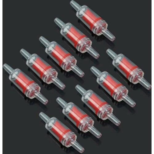 5pcs 10pcs Plastic One Way Non-Return Aquarium Air Check Valve For Fish Tank Co2 System Air Pump Compressor Aquarium Accessories