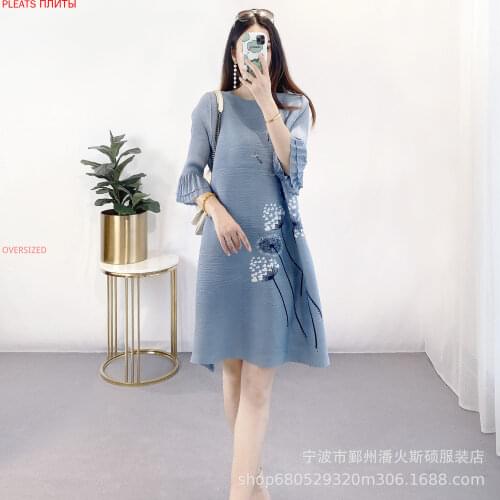 Расклешенные летние платья BLUE FOLD China At AliExpress