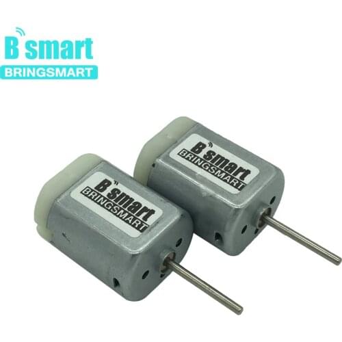Bringsmart 2pcs FC280SC Micro DC High Speed Motor Long Shaft Car Door Lock Electric Motor 12 Volt Mini Rear View Mirror Motor