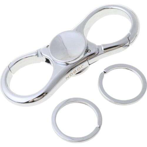 C5AA Fidget Spinner Hand Spinner Metal EDC Blue Car Key Chain Pendant Key Ring Handspinner Antistress Toys