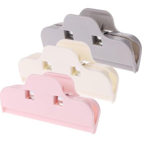 Home Dried Food Bag Sealed Clips Candy Waterproof Storage Package Sealing Clamp 10cm Bag Clips Kitchen Storage & Organization