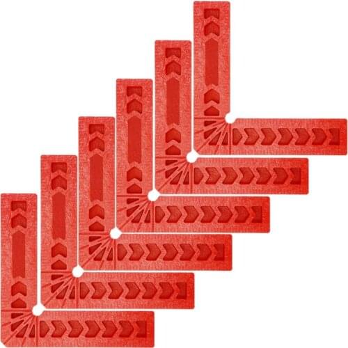 GTBL 6 PCS 4 Inch 90 Degree Positioning Squares, Right Angle Clamps Woodworking Carpenter Corner Clamping Square Tool for Pictur