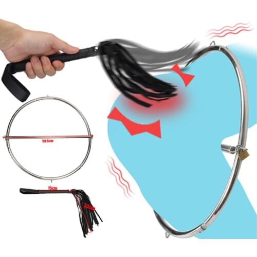 Round shape Hip Lock Ring Sex Whip Bondage Chain Sets BDSM Sex Toys For Couples Tools Adults Games Accessories Spanking Machine