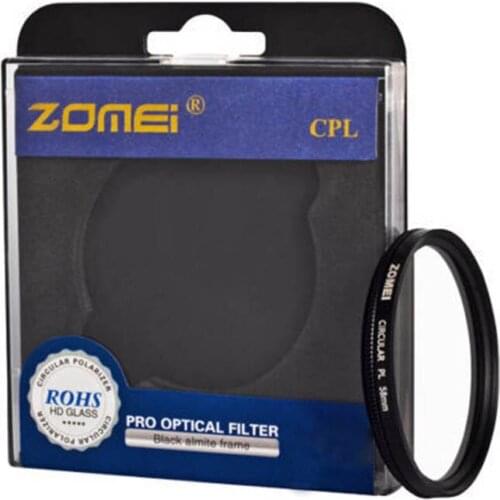 Zomei 49mm CPL Filter CIR-PL Circular Polarizing Filter for Canon Nikon Sony Olympus Pentax Camera Lens 49 mm