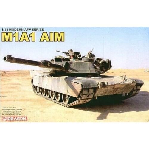 DRAGON 3535 1/35 M1A1 AIM (DS Track / Not Included Metal Barrel) - Scale Model Kit