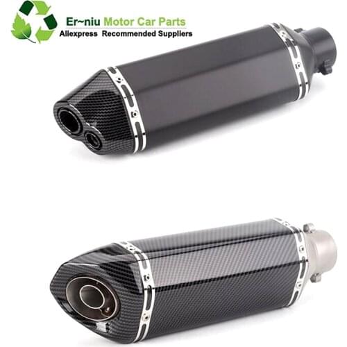 Motorcycle Modified Exhaust Pipe Muffler Sv650 Xmax250 Pcx150 Tw 125 Nvx155 Ttr 230 Tzr125 Cr125 Cj K750 Cb300 Crm 250 Crf150r