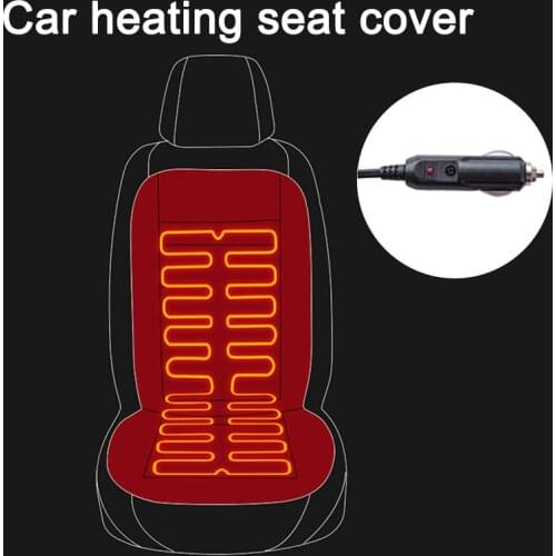 New Heated car seat cover The cloak on the car seat Seat heating Universal Automobile cover car seat protector Car seat heating