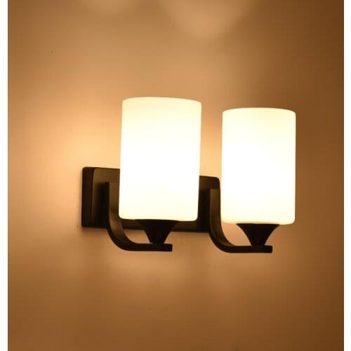 Wall lamp bedside lamp wall bedroom simple and modern creative European style American living room stairway aisle light LB12214