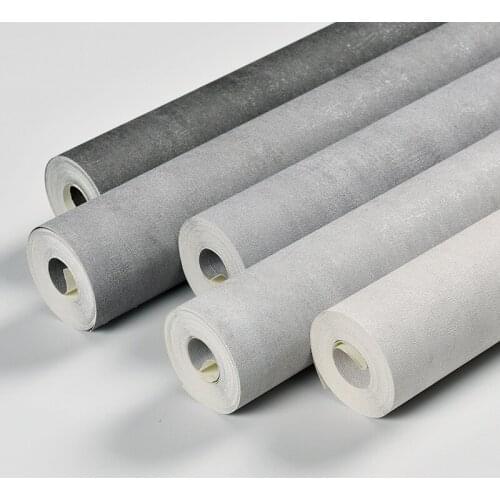 Nordic Solid Color PVC Wallpapers Living Room Luxury Waterproof Wallcovering Home Decor Zenith Contact Paper in Rolls