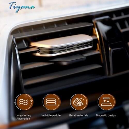 Car Air Freshener Metal Ceramic Fragrance Aromatherapy For Car Interior Accessories Conditioning Diffusion Deodorant Perfume 6