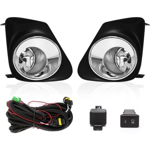 2PCS Car Fog Light For Toyota Corolla Altis 2011 2012 2013 Plastic Front Bumper Driving Fog Lamp