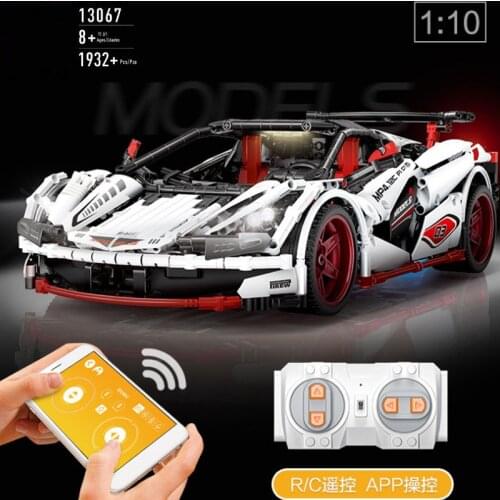 Remote Control Racing 2.4G RC Building Blocks Bricks construction RC Car Set Compatible Legoing educational Assembly toy Blocks