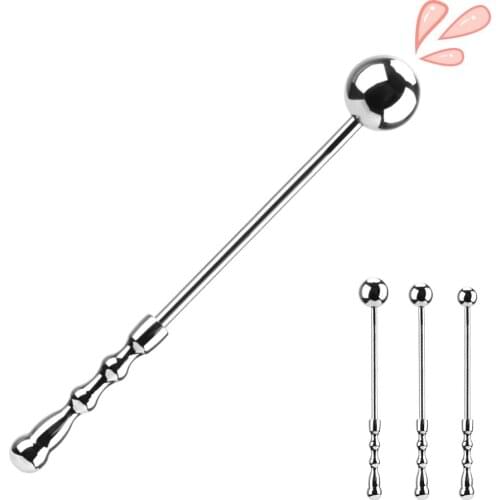 S/M/L Anal Plug Metal Butt Plug Prostate Stimulation Anal Beads Anus Dilation Stainless Steel Erotic Sex Toys For Women