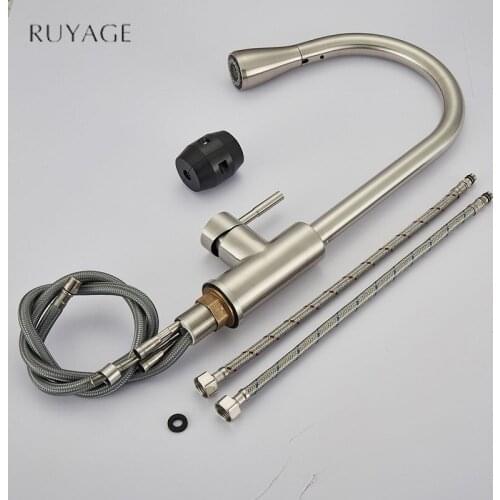 RUYAGE Black Kitchen Faucets