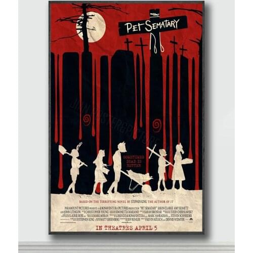NJ111 Pet Sematary Movie 2 Silk Posters and Prints wall art Art Poster Home Decor