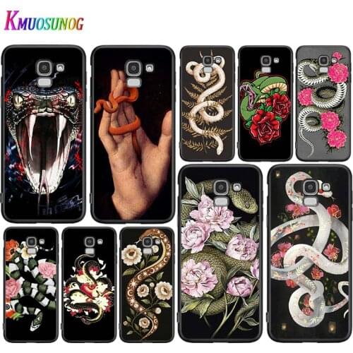 Hand Flower Snake Cute For Samsung Galaxy J2 J3 J4 Core J5 J6 J7 J8 Prime duo Plus 2018 2017 2016 Silicone Phone Cover