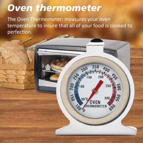 Stainless Steel Oven Cooker Thermometer Temperature Gauge Mini Thermometer Grill Temperature Gauge for Home Kitchen Food